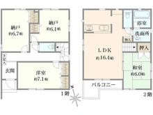 【東京都/多摩市和田】多摩市和田中古戸建 間取り図