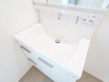 【東京都/狛江市東野川】狛江市東野川1丁目　新築戸建G号棟 洗面室：洗面ボール
