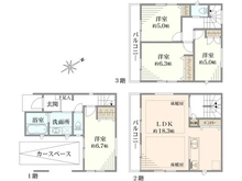 【神奈川県/川崎市宮前区南平台】宮前区南平台 新築戸建 2号棟/全9棟 間取り図