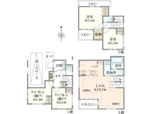 【東京都/杉並区下井草】杉並区下井草3丁目　新築戸建　4号棟/全10棟 間取り図