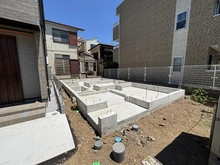 【神奈川県/横浜市港北区高田東】港北区高田東4丁目新築戸建て 建築中の外観