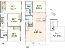 【神奈川県/横浜市港北区高田東】港北区高田東4丁目新築戸建て 間取り図