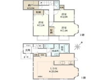 【神奈川県/横浜市港北区日吉本町】港北区日吉本町6丁目　中古戸建 間取り図