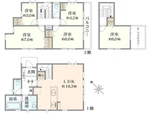 【神奈川県/横浜市港北区鳥山町】鳥山町 新築戸建 C棟/全9棟 間取り図