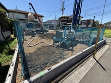 【神奈川県/横浜市港北区新吉田東】港北区新吉田東5丁目　新築戸建 建築中の外観