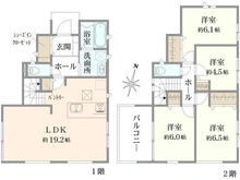 【神奈川県/横浜市鶴見区北寺尾】北寺尾7丁目  新築戸建 6号棟/全20棟 間取り図