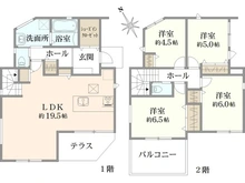 【神奈川県/横浜市鶴見区北寺尾】北寺尾7丁目  新築戸建 20号棟/全20棟 間取り図