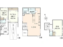 【東京都/大田区山王】大田区山王2丁目 新築戸建 B号棟/全3棟 間取り図