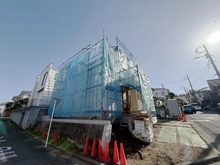 【神奈川県/横浜市都筑区東山田】都筑区東山田4丁目新築戸建/全1棟 建築中の外観