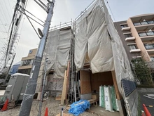 【神奈川県/横浜市港北区樽町】港北区樽町2丁目新築戸建 B号棟/全2棟 建築中の外観：全2棟/右側