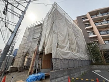 【神奈川県/横浜市港北区樽町】港北区樽町2丁目新築戸建 B号棟/全2棟 建築中の外観：全2棟/手前