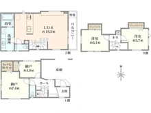 【東京都/目黒区碑文谷】 目黒区碑文谷1丁目　新築戸建　D号棟/全7棟 間取り図