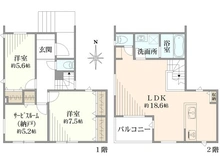 【神奈川県/横浜市港北区新吉田東】港北区新吉田東7丁目　新築戸建  間取り図