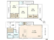 【神奈川県/横浜市港北区篠原町】港北区篠原町 新築戸建 間取り図