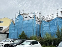 【神奈川県/藤沢市辻堂新町】藤沢市辻堂新町2丁目　新築戸建　1号棟/全3棟 建築中の外観：南西側から撮影