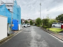 【神奈川県/藤沢市辻堂新町】藤沢市辻堂新町2丁目　新築戸建　3号棟/全3棟 前面道路：南東側から撮影