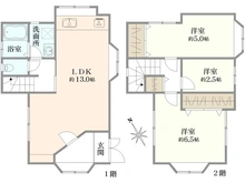 【神奈川県/横浜市港北区高田東】港北区高田東3丁目戸建 間取り図