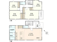 【神奈川県/横浜市鶴見区北寺尾】鶴見区北寺尾6丁目新築戸建　16号棟/全19棟 間取り図