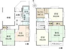 【神奈川県/横浜市神奈川区大口仲町】神奈川区大口仲町戸建　2号棟/全2棟 間取り図