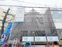 【東京都/世田谷区上馬】世田谷区上馬1丁目　新築戸建 建築中の外観