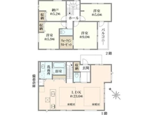 【神奈川県/横浜市都筑区南山田町】都筑区南山田町　新築戸建　1号棟/全8棟 間取り図