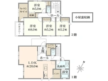 【神奈川県/横浜市都筑区北山田】都筑区北山田6丁目　新築戸建　B号棟/全3棟 間取り図