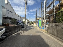 【神奈川県/横浜市金沢区富岡西】横浜市金沢区富岡西4丁目　新築戸建て1号棟 前面道路