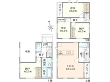 【神奈川県/鎌倉市大船】鎌倉市大船4丁目　新築戸建て2号棟 間取り図