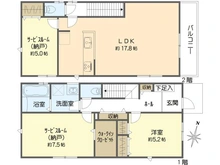【神奈川県/逗子市山の根】逗子市山の根2丁目 新築一戸建て 3号棟 間取り図