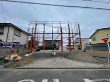 【神奈川県/横浜市金沢区高舟台】横浜市金沢区高舟台1丁目 新築一戸建て 建築中の外観