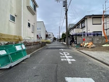 【神奈川県/横浜市金沢区高舟台】横浜市金沢区高舟台1丁目 新築一戸建て 前面道路