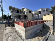 【神奈川県/横浜市金沢区柴町】横浜市金沢区柴町 新築一戸建て 建築中の外観