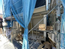 【神奈川県/横浜市金沢区釜利谷東】横浜市金沢区釜利谷東1丁目　新築一戸建て　1号棟/全2棟 建築中の外観