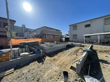 【神奈川県/横浜市金沢区釜利谷東】横浜市金沢区釜利谷東5丁目 新築一戸建て 3号棟/全4棟 建築中の外観：全4棟