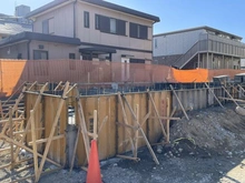 【神奈川県/横浜市金沢区釜利谷東】横浜市金沢区釜利谷東5丁目 新築一戸建て 4号棟/全4棟 建築中の外観：全4棟