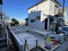 【神奈川県/横浜市金沢区富岡西】金沢区富岡西3丁目　戸建て 建築中の外観
