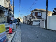 【神奈川県/横浜市金沢区富岡西】金沢区富岡西3丁目　戸建て 前面道路