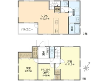 【神奈川県/横浜市金沢区富岡西】横浜市金沢区富岡西4丁目　新築戸建て1号棟 間取り図