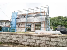 【神奈川県/横浜市金沢区釜利谷西】横浜市金沢区釜利谷西3丁目　新築戸建て 建築中の外観