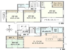 【神奈川県/茅ヶ崎市高田】茅ヶ崎市高田1丁目新築戸建　第7期　3号棟/全5棟　 間取り図