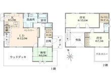 【神奈川県/鎌倉市城廻】鎌倉市城廻　新築戸建　全1棟 間取り図