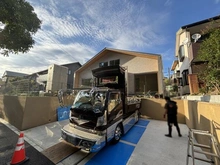 【神奈川県/鎌倉市梶原】鎌倉市梶原3丁目　新築戸建全1棟 建築中の外観