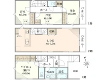 【神奈川県/鎌倉市岡本】鎌倉市岡本2丁目　新築戸建　NO.2/全2棟 間取り図
