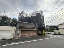 【神奈川県/横浜市港南区港南台】港南区港南台7丁目 中古戸建 外観:外装リフォーム工事中