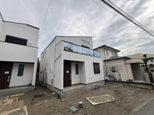 【神奈川県/茅ヶ崎市東海岸南】茅ヶ崎市東海岸南4丁目　新築戸建2号棟/全2棟 建築中の外観：全2棟