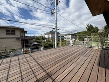 【神奈川県/鎌倉市津】鎌倉市津　新築戸建　2号棟/全2棟 ウッドデッキ