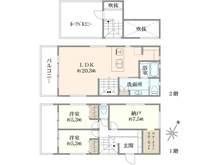【神奈川県/鎌倉市津】鎌倉市津　新築戸建　2号棟/全2棟 間取り図