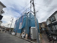 【神奈川県/横浜市磯子区磯子】横浜市磯子区磯子8丁目　新築戸建　3号棟/全3棟 建築中の外観：3号棟/全3棟　中央