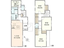 【神奈川県/横浜市磯子区磯子】横浜市磯子区磯子8丁目　新築戸建　3号棟/全3棟 間取り図