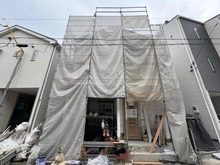 【神奈川県/横浜市磯子区久木町】磯子区久木町第2　新築戸建　1号棟/全4棟 建築中の外観：1号棟/全4棟